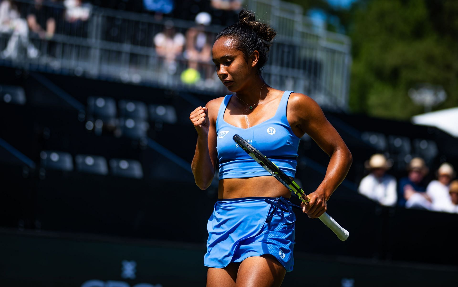 Leylah Fernandez at the Bad Homburg Open 2025. (Photo: Getty)